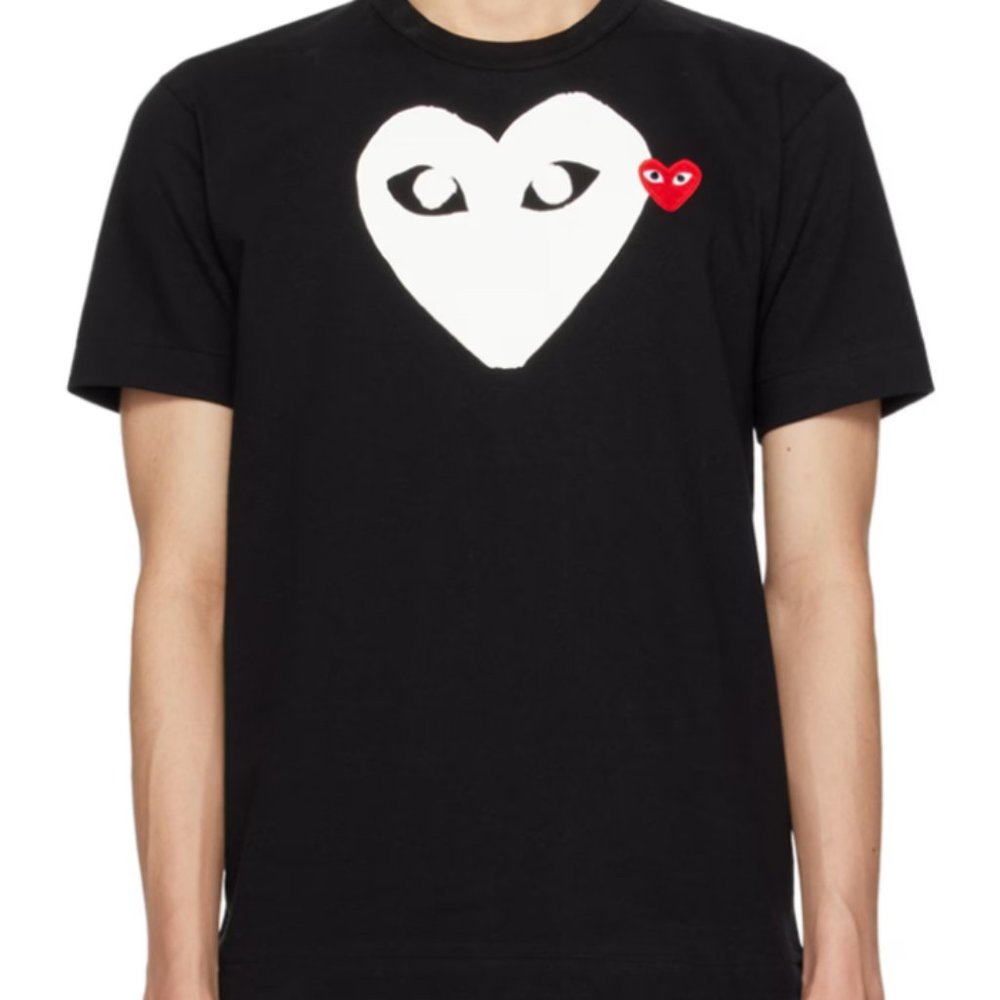 Comme des Garçons PLAY Large Heart Cotton Tee